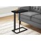 Monarch Specialties Accent Table, C-shaped, End, Side, Snack, Living Room, Bedroom, Black Laminate, Black Metal I 3467 - alternate 5